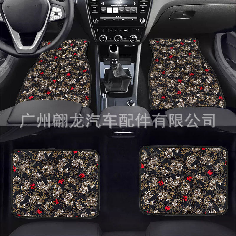 KOI FISH Floor Mat - Bring the beauty of ocean waves to your car