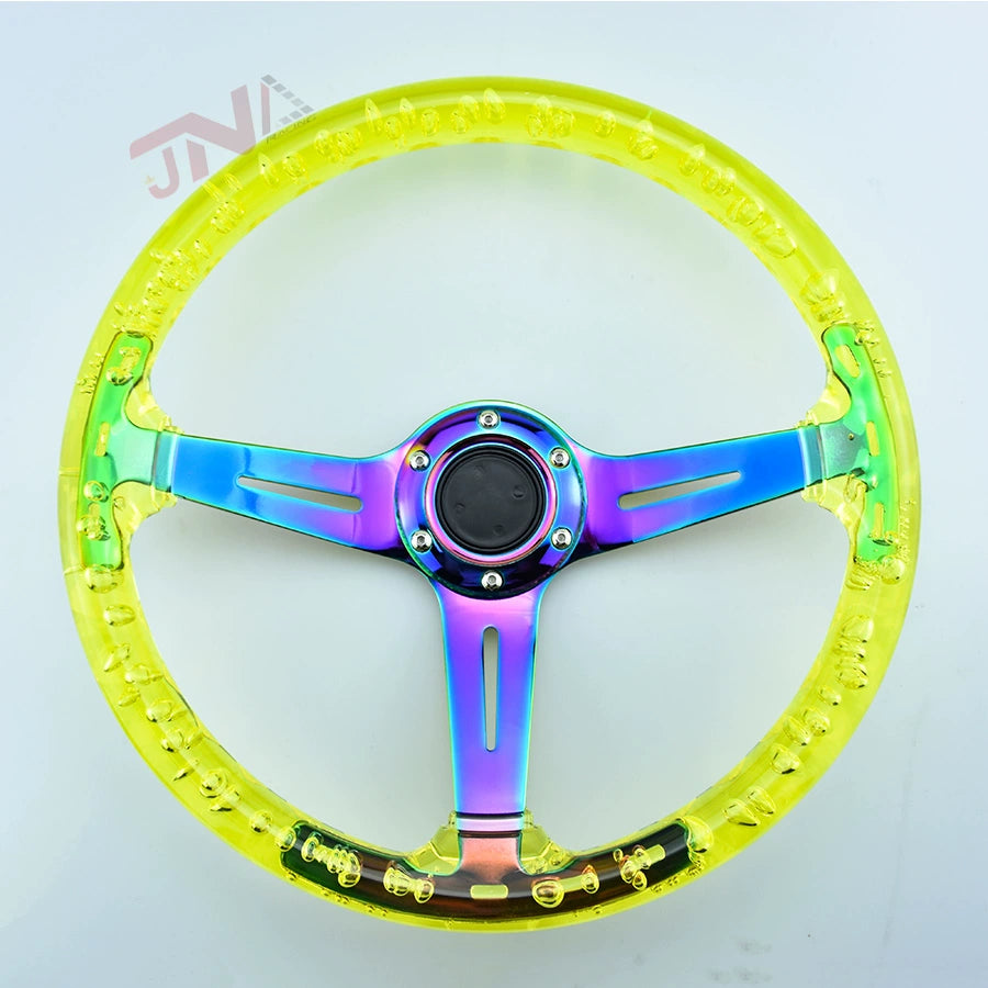 JDM Transparent Thunder Steering Wheel