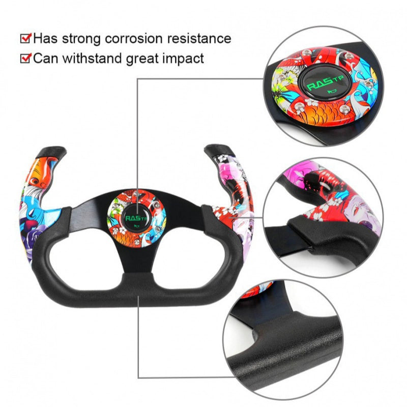 GRAPHICS JDM RACING STEERING WHEEL