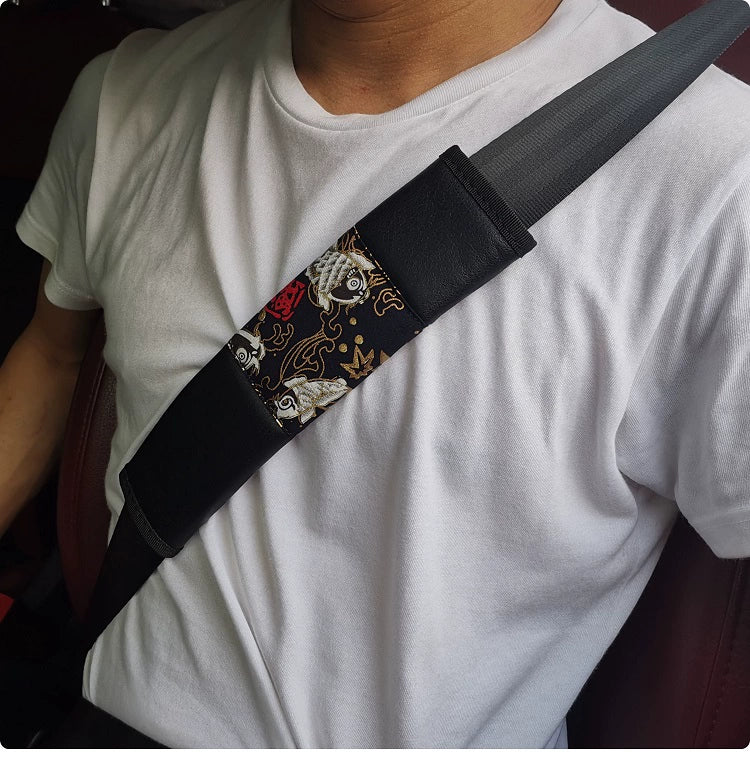 和紋付 JDM EMBROIDERY SEAT BELT PAD