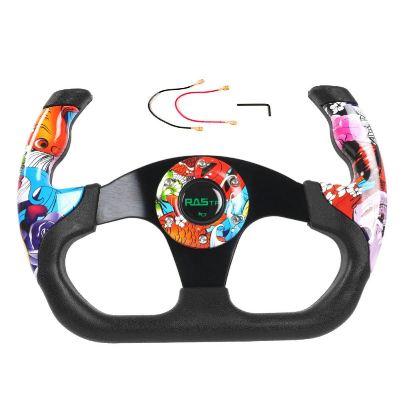 GRAPHICS JDM RACING STEERING WHEEL