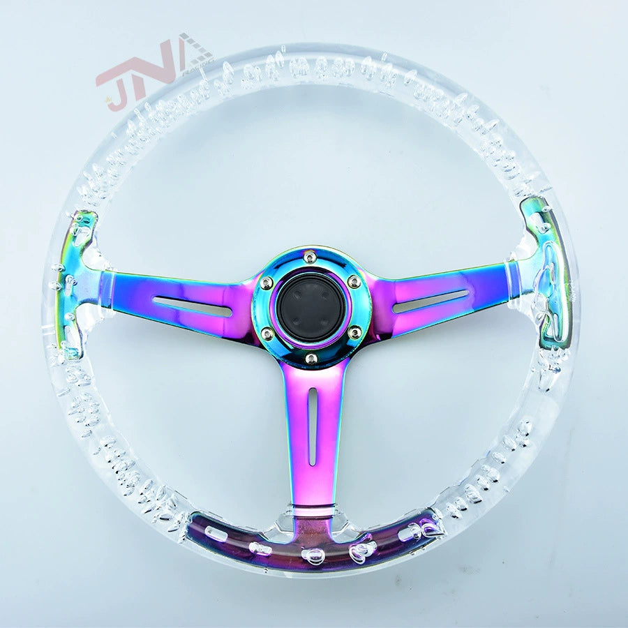 JDM Transparent Thunder Steering Wheel