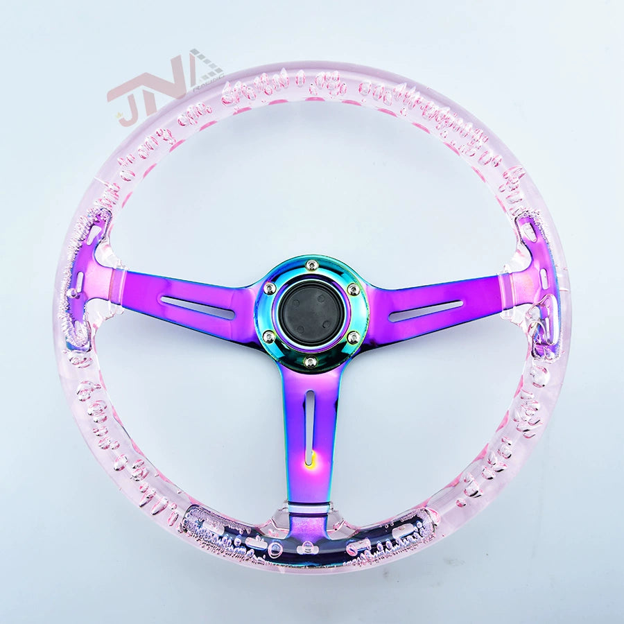 JDM Transparent Thunder Steering Wheel