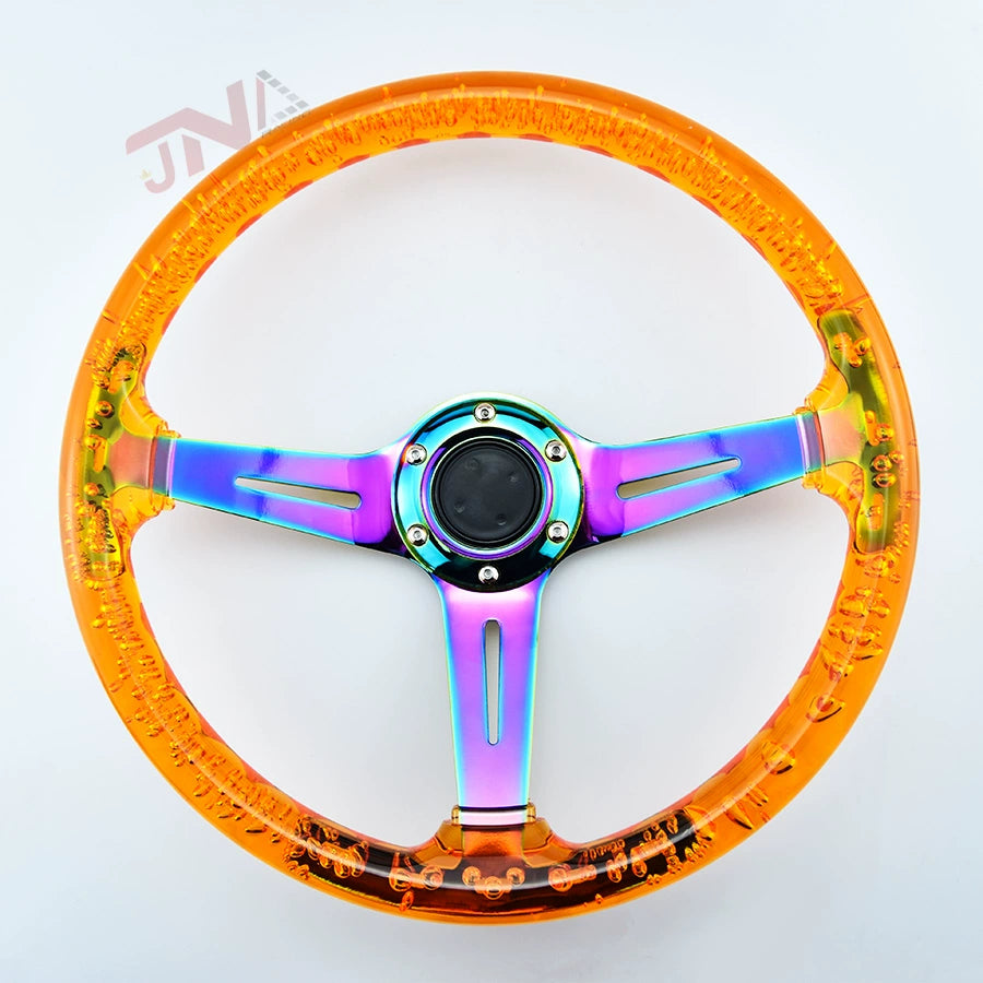 JDM Transparent Thunder Steering Wheel