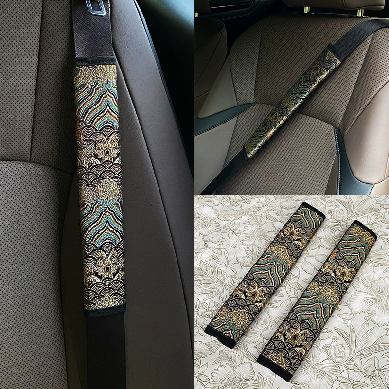 和紋付 JDM EMBROIDERY SEAT BELT PAD