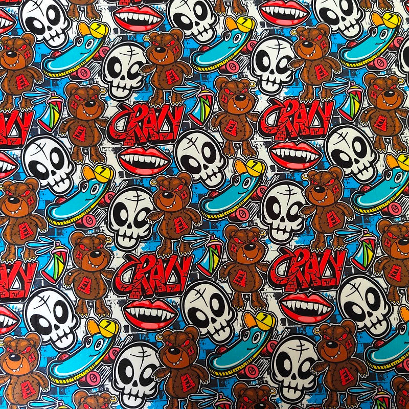 JDM Cartoon Clash Interior Fabric