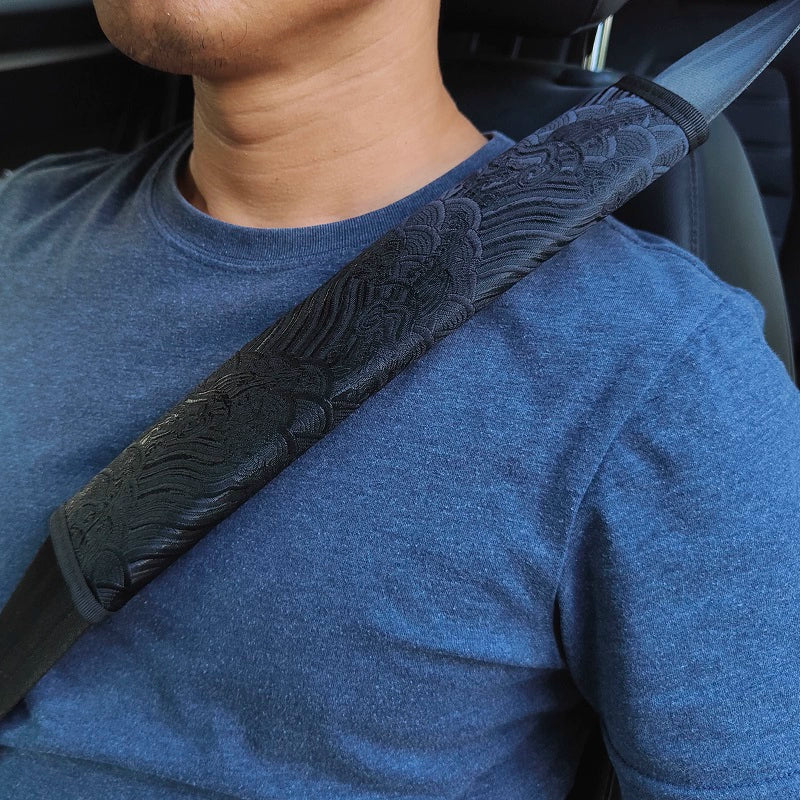 和紋付 JDM EMBROIDERY SEAT BELT PAD