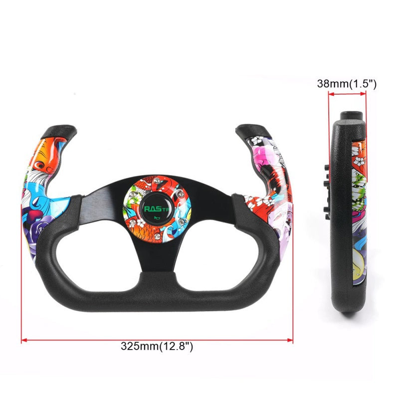 GRAPHICS JDM RACING STEERING WHEEL