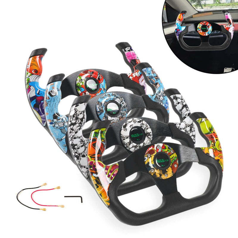 GRAPHICS JDM RACING STEERING WHEEL