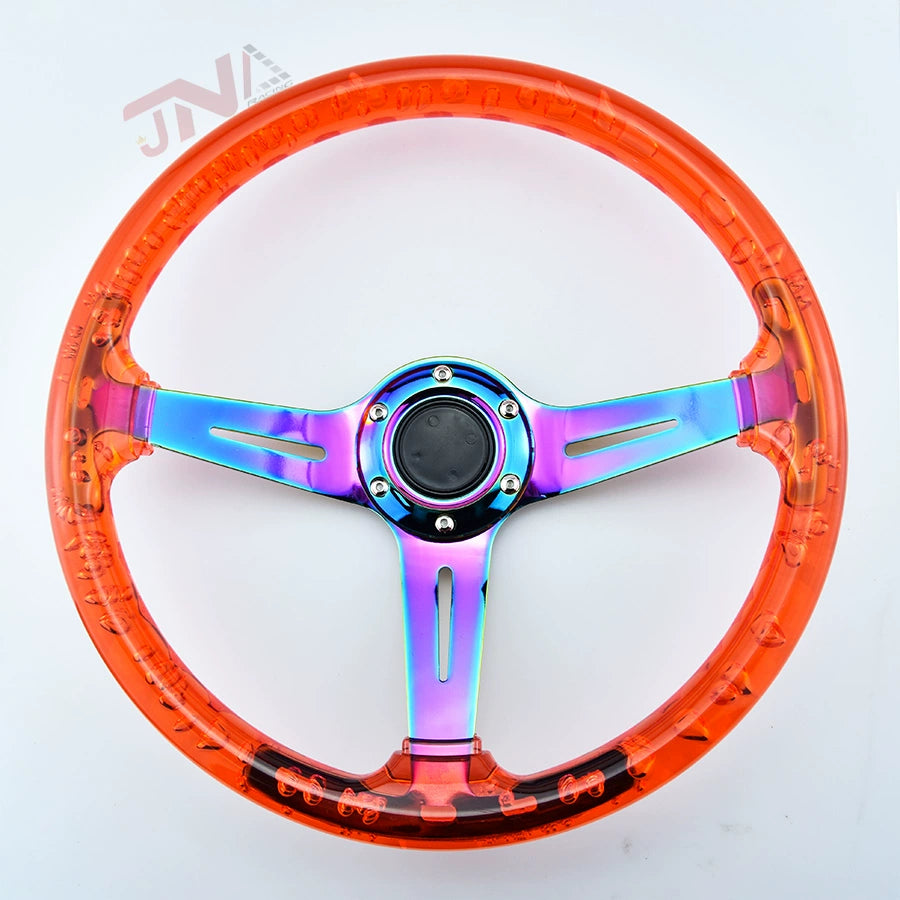 JDM Transparent Thunder Steering Wheel